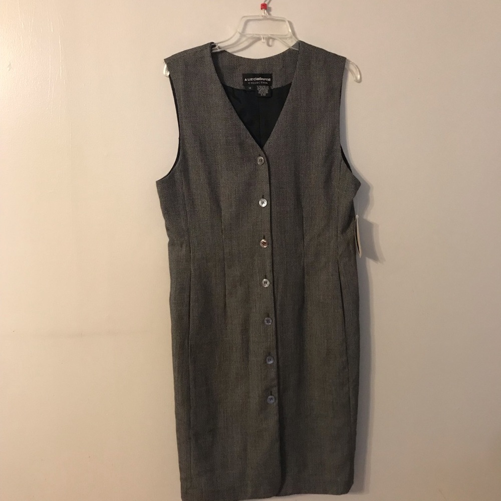 Liz Claiborne Jumper Dress. Tweed. Size 12